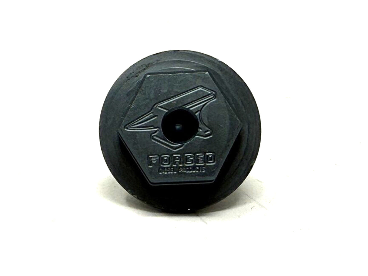 Forged Diesel Billet Fuel Filter Drain Plug, 2017-2019 GM 6.6L Duramax L5P Forged Diesel