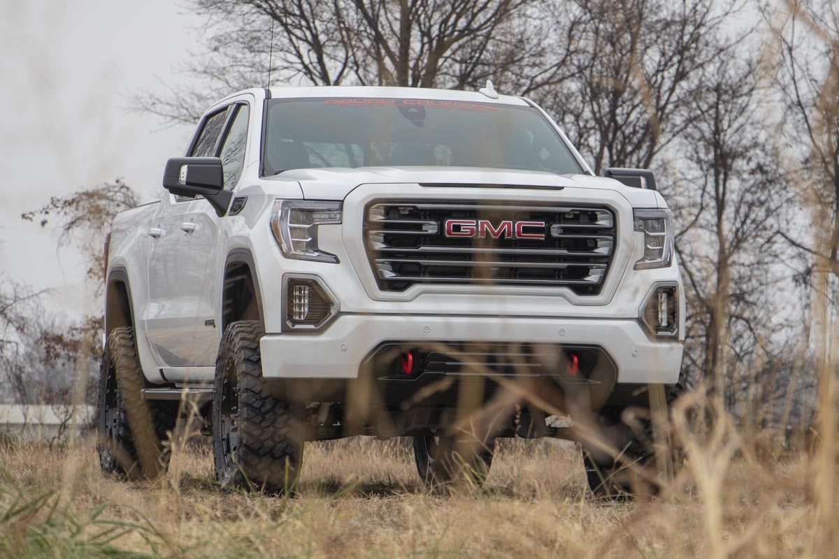 4 Inch Lift Kit AT4/Trailboss N3 Struts Chevy/GMC Sierra 1500 (19-24)/Silverado 1500 (19-24) Rough Country