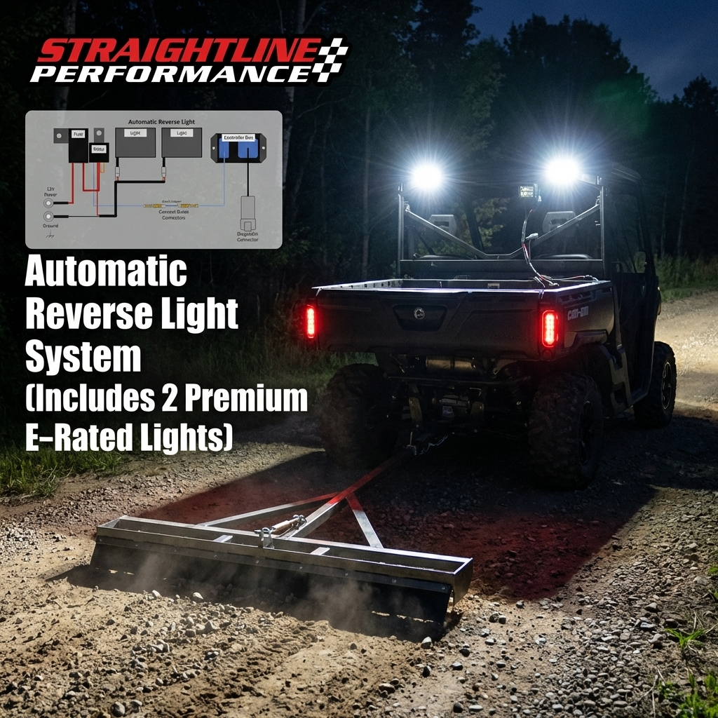 Straightline Performance SmartWire Backup Light Kit for Can-Am Defender