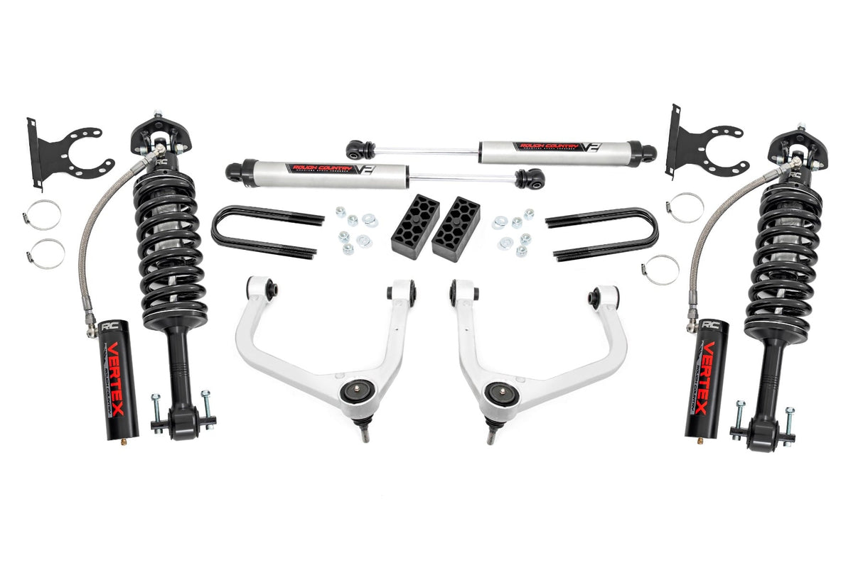 3.5 Inch Lift Kit Vertex/V2 Rear Mono Leaf Chevy Silverado 1500 (25-26) Rough Country