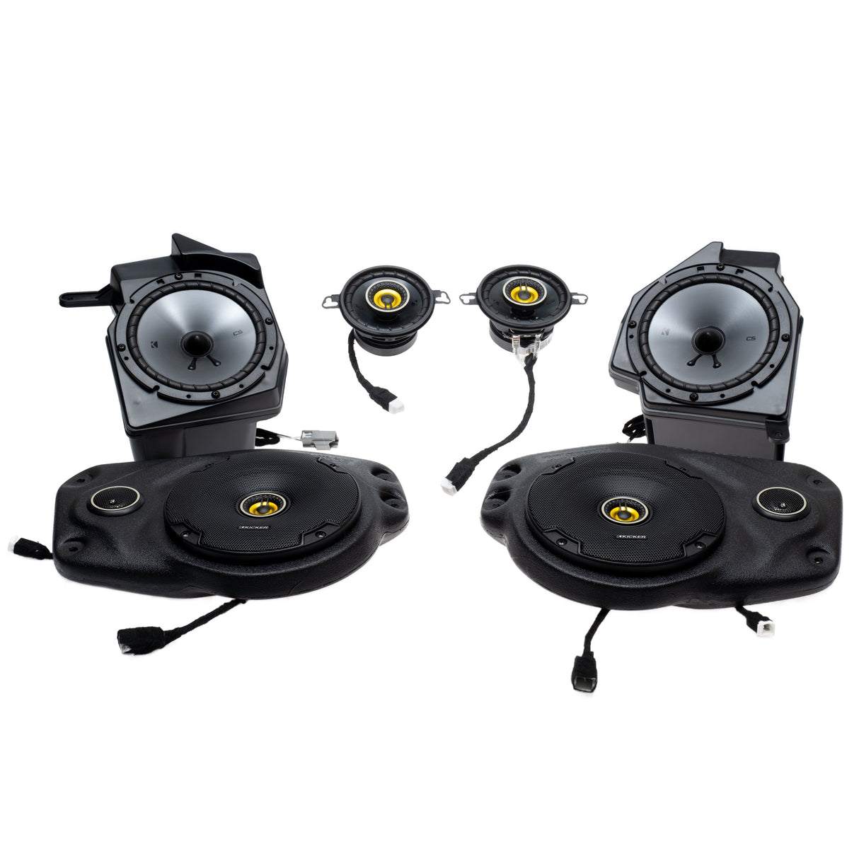 Kicker CS Complete Plug & Play Speaker Bundle Upgrade | '18-'23 JL/ '20-'23 JT