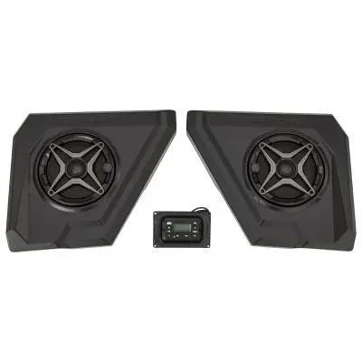 Yamaha Wolverine X4 Audio Pod System with MRB3 Dash Kit and Overhead Front Speaker Pods SSV Works