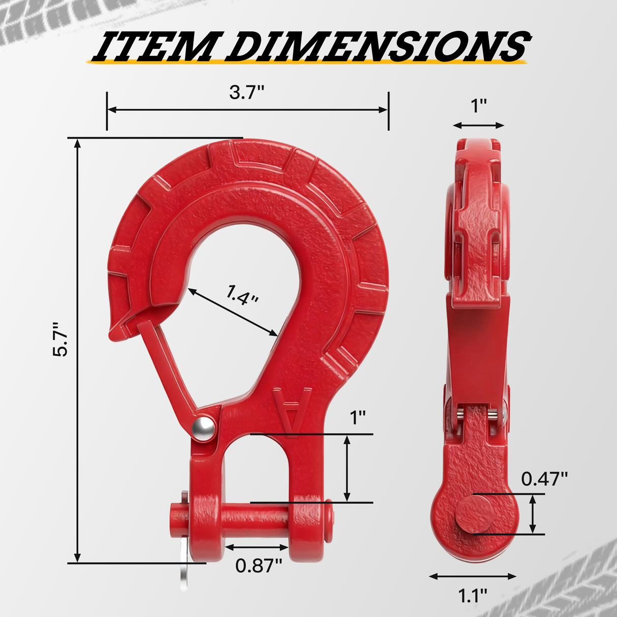Trucktok Build Your Own Winch Kit - Recovery Rope Hook & Stopper TruckTok