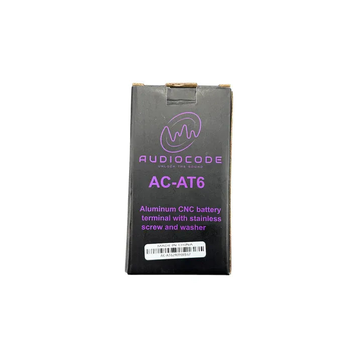 Audio Xtreme Code AC-AT6 Flat 6 Spot Aluminum Battery Terminal (Single) Audio Xtreme Code