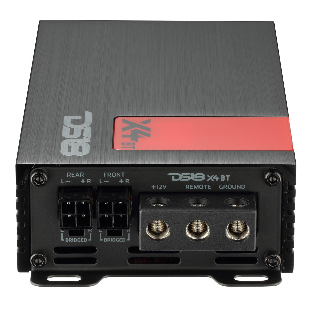 X 4-Channel Ultra Compact Full-Range Amplifier with Bluetooth Connectivity - 4 x 70 Watts Rms