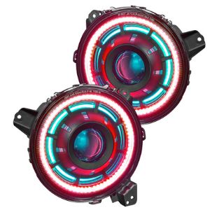 Oracle Lighting Oculus™ Colorshift® BI-LED Projector Headlights | '18+ JL Wrangler/ '20+ JT Gladiator