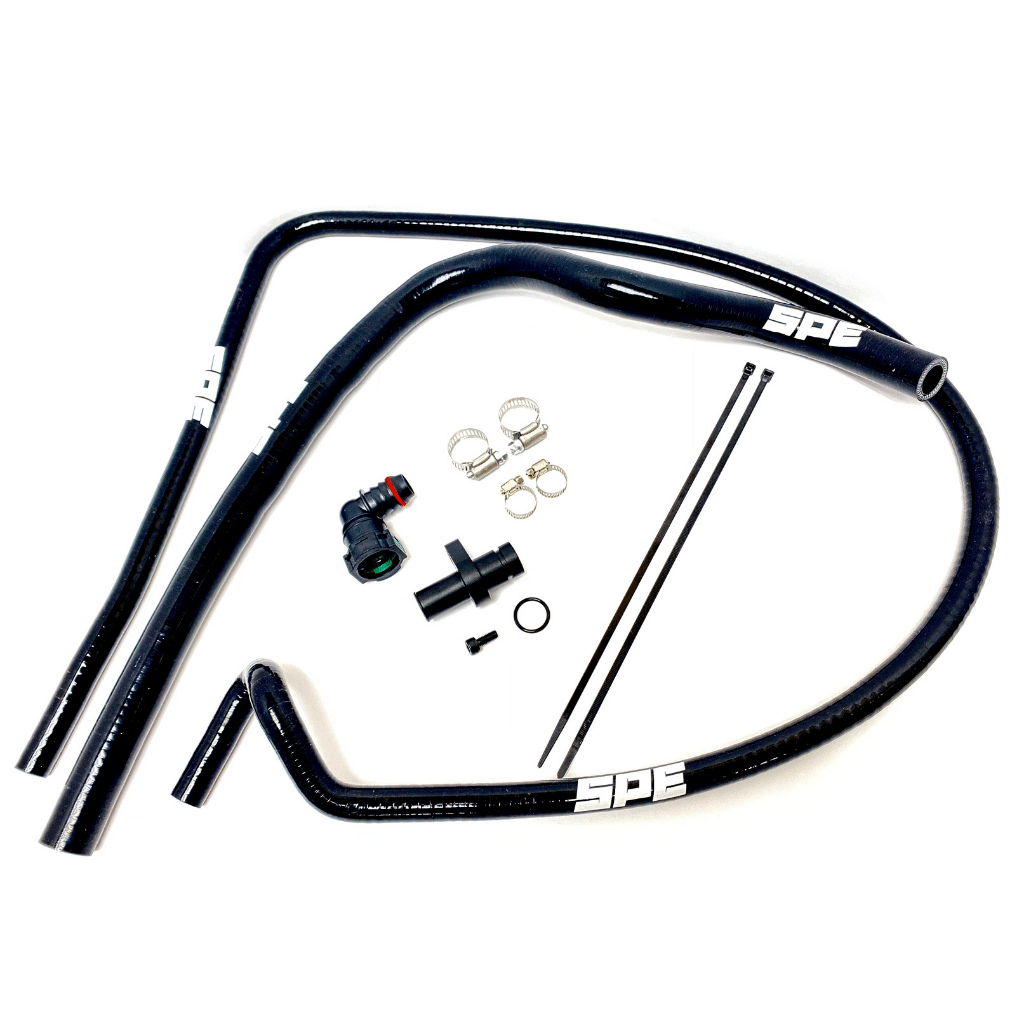 SPE Motorsport 2011-2026 6.7L Powerstroke Coolant Hose Reroute Kit