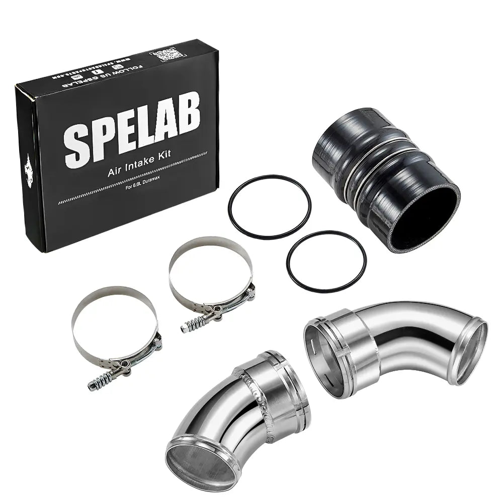 3" Cold Side Intercooler Pipe & Y-Bridge Kit for 2006-2010 6.6 LBZ LMM Duramax Diesel | SPELAB