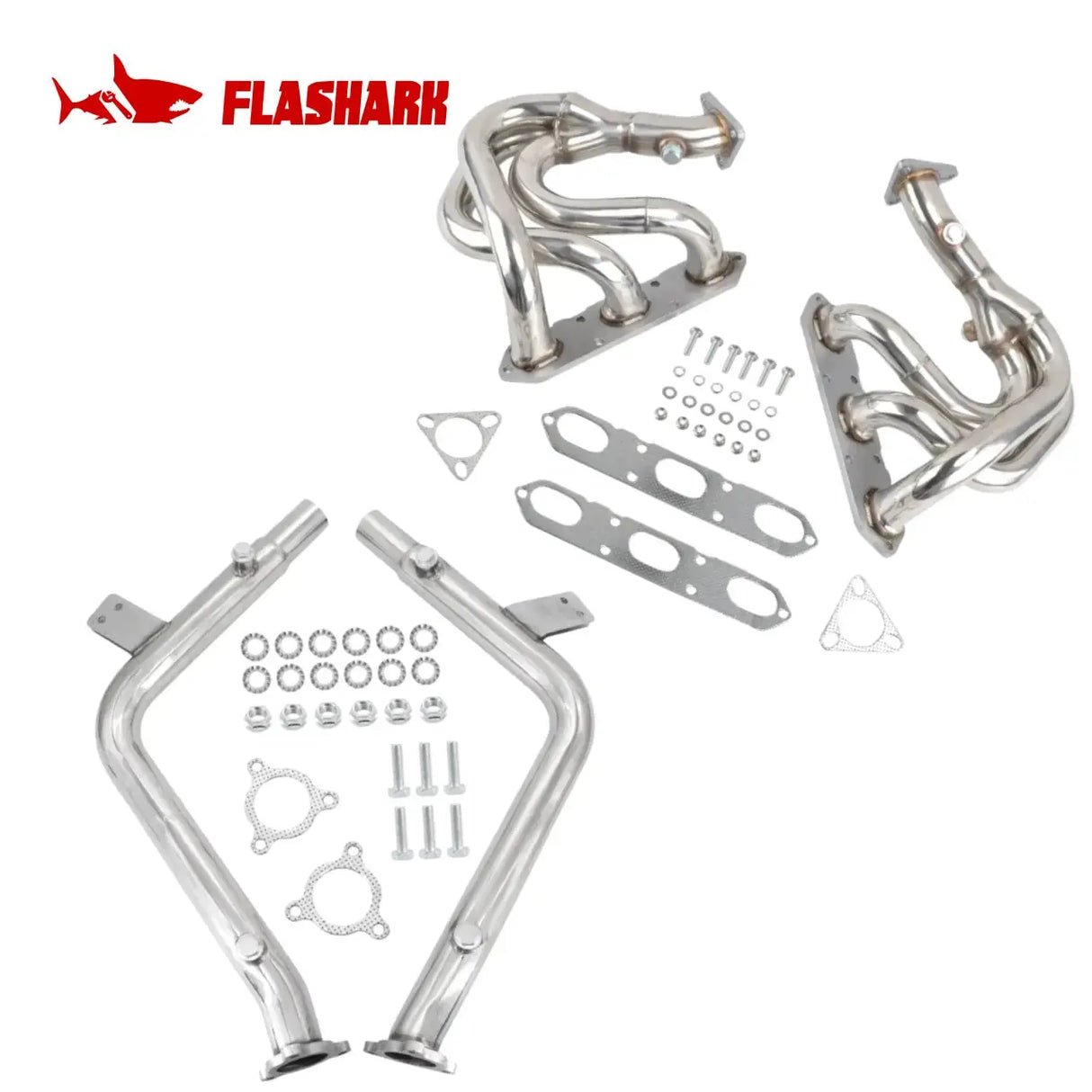 Header + Downpipe Exhaust Kit for 2000–2004 Porsche Boxster 986 2.7L / 3.2L
