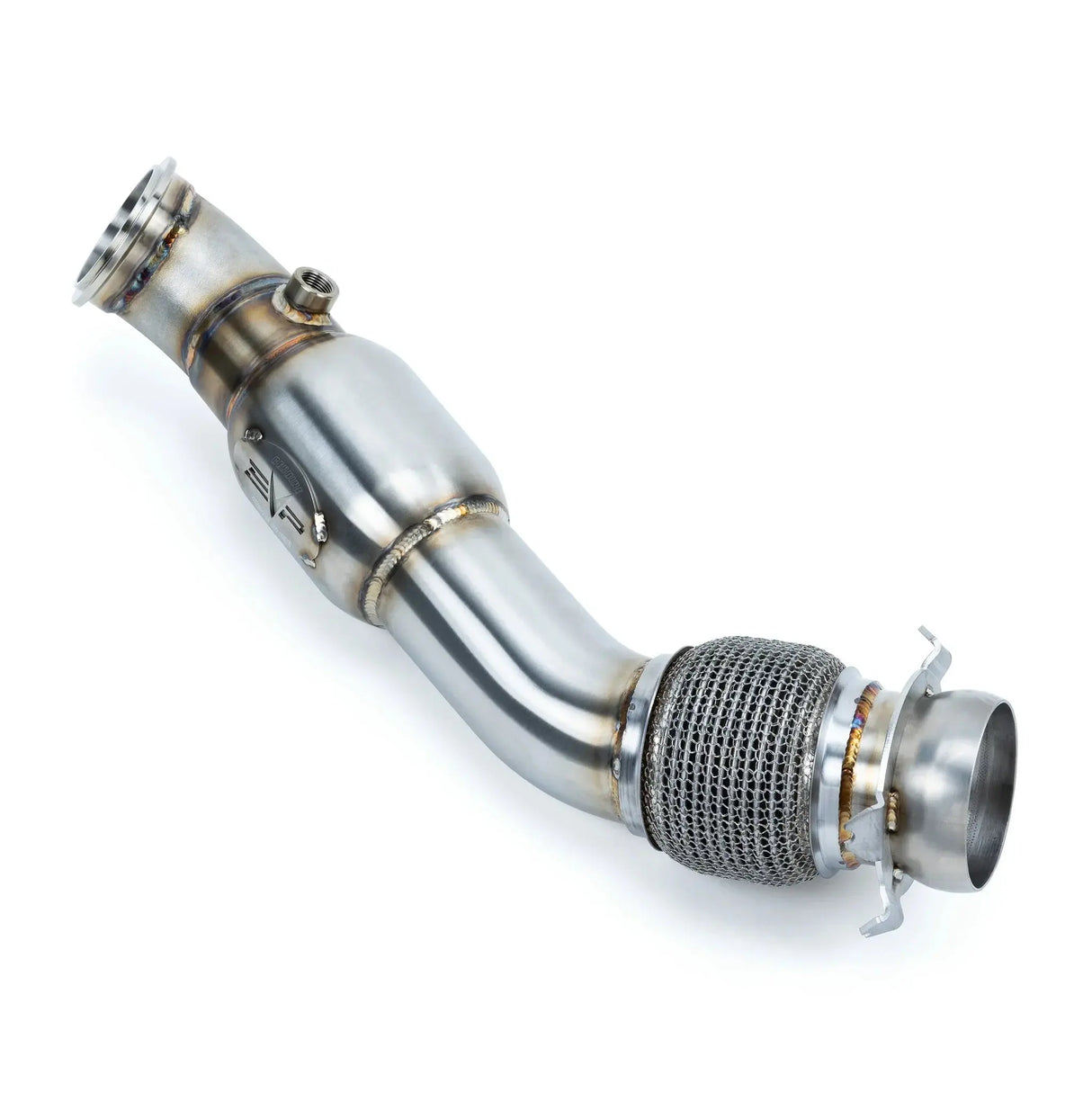 EVP Racing 3 Inch Down Pipe with Bullet Muffler for Can-Am Maverick R Evolution Powersports