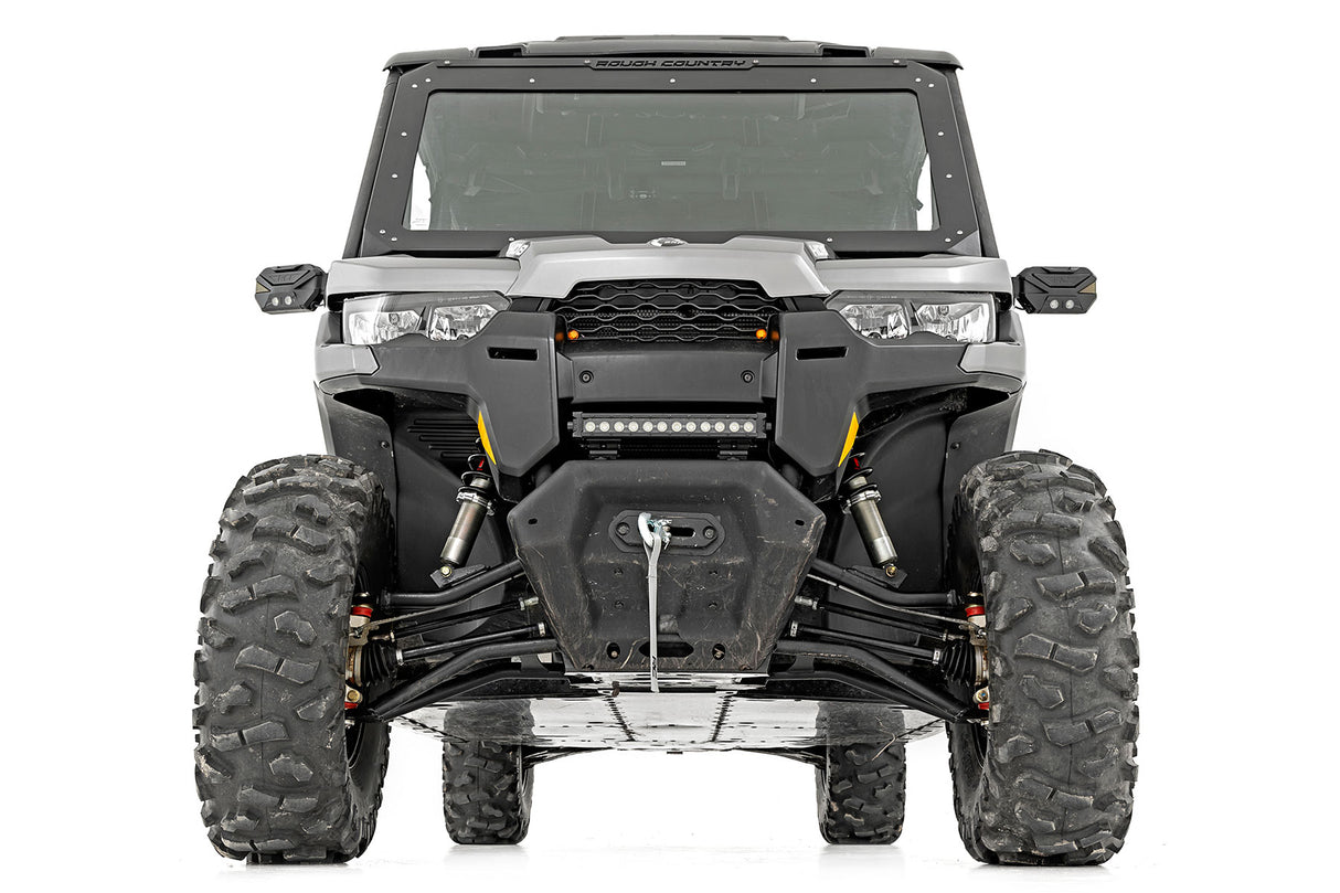 M1 Front Coil Over Shocks Ride Height Adjust Can-Am Defender HD5/HD8/HD9/HD10 Rough Country