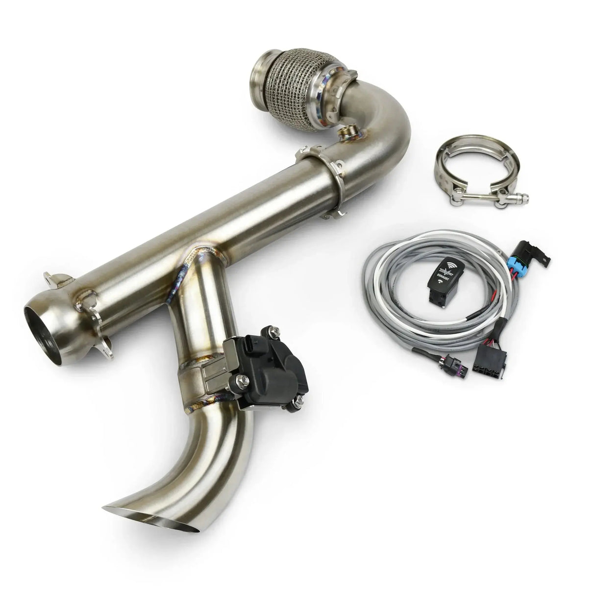 Can-Am X3 "SHOCKER" Electric Side Dump Race Bypass Pipe Evolution Powersports