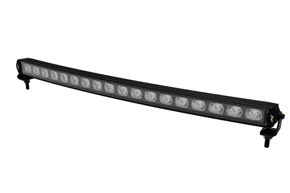 HEXCORE Universal 30" Curved LED Light Bar, Flood & Spot Combo Beam with Amber & White Position Light | STL30CLB Stinger