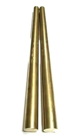 AC/DC Wire And Supply 2 Pieces 1/2" C360 Brass Solid Round Rod 12" Long New Lathe Bar Stock 1/2 Hard - Arts Crafts DIY Industrial AC/DC WIRE AND SUPPLY