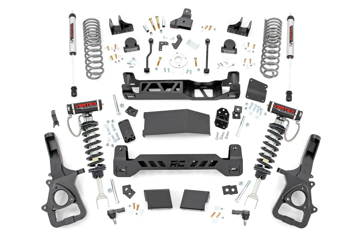 6 Inch Lift Kit 22XL Vertex/V2 Dual Rate Coils Ram 1500 4WD (19-24) Rough Country