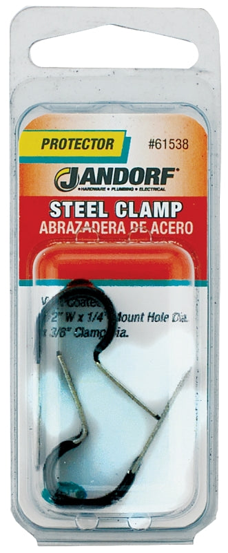 JANFORD CLAMP Steel Vinyl Coat 2 PK 61538 Jandorf