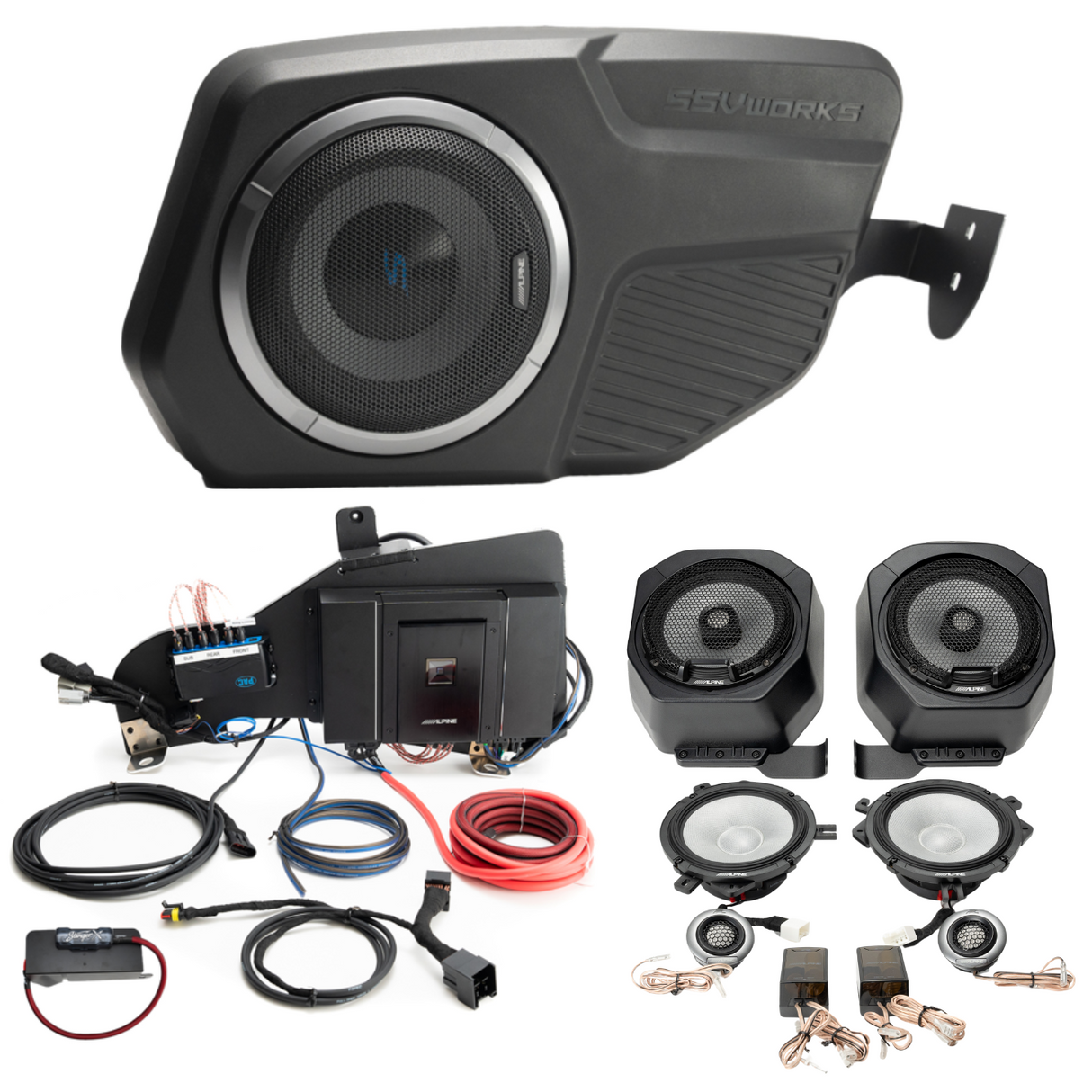 Alpine R-Series Plug & Play Full System Bundle Upgrade 2 & 4-Door (B&O System) | '21- Current Ford Bronco