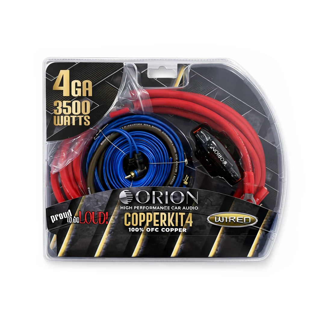 Orion XTRCOPPERKIT4 4-GAUGE 100% OFC AMPLIFIER WIRING KIT Orion