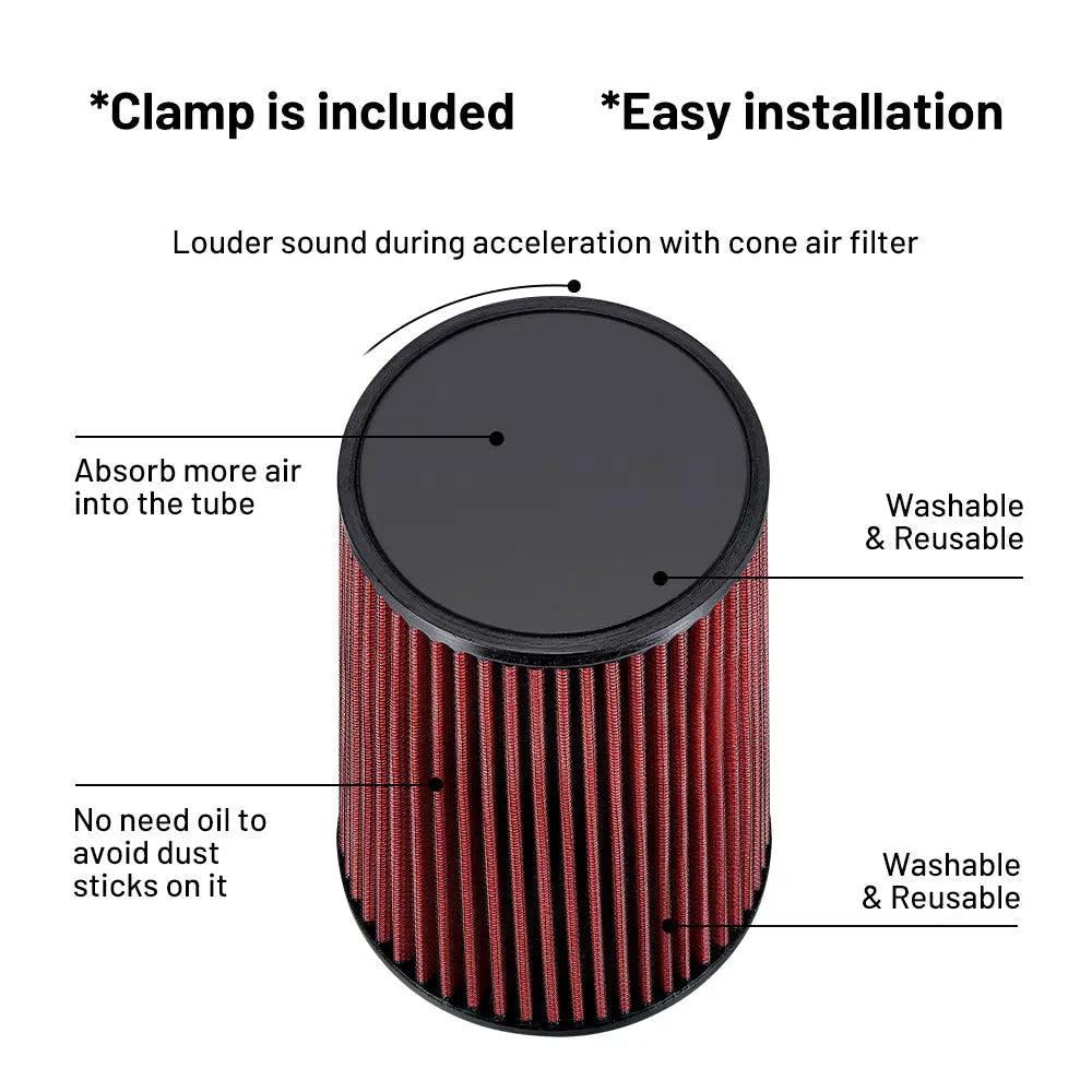 Flashark Cold Air Intake Kit — 2001-2004 Chevy Silverado / GMC Sierra 2500HD/3500 6.6L Duramax LB7