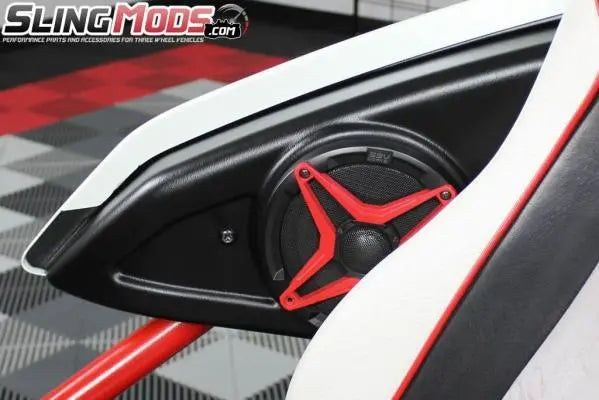 2015-2021 Polaris Slingshot Upper Side-Panel Speaker-Pods with 120watt 6.5" Speakers SSV Works