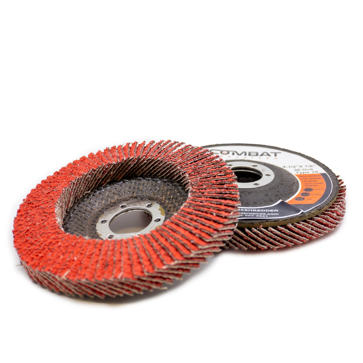 Ceramic Shredder High Density Flap Discs 4-1⁄2" x 7⁄8" (Type 29)