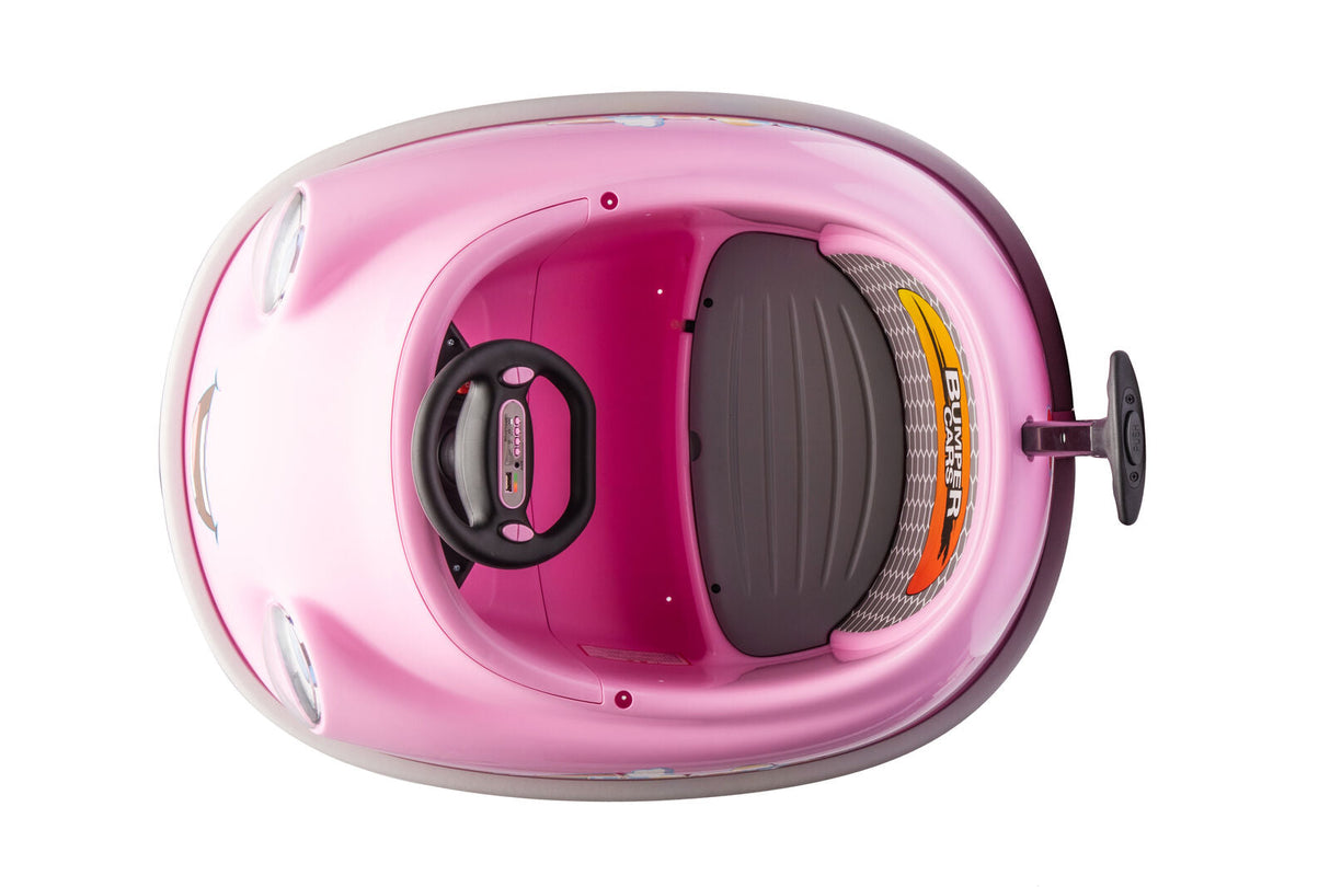 360° Spin Dual Drive Electric Bumper Car for Kids and Toddlers with Remote Control - 12V Ride-On Fun!