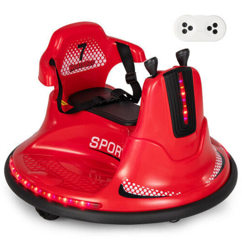 360?° Spin Electric Ride On Car for Kids and Toddlers - Safe and Fun Bumper Car Experience!