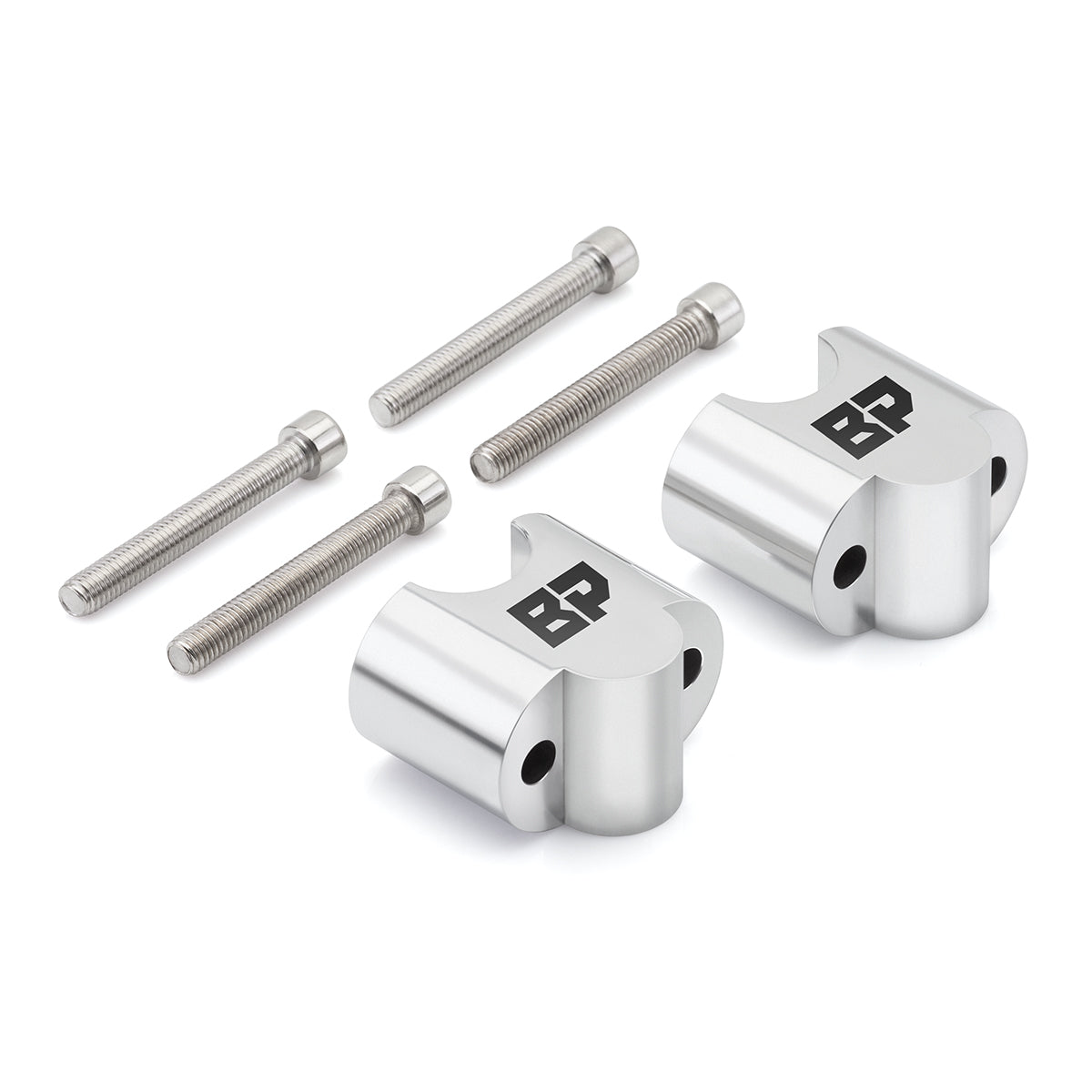 1999-2010 Royal Star Venture Silver Handlebar Risers