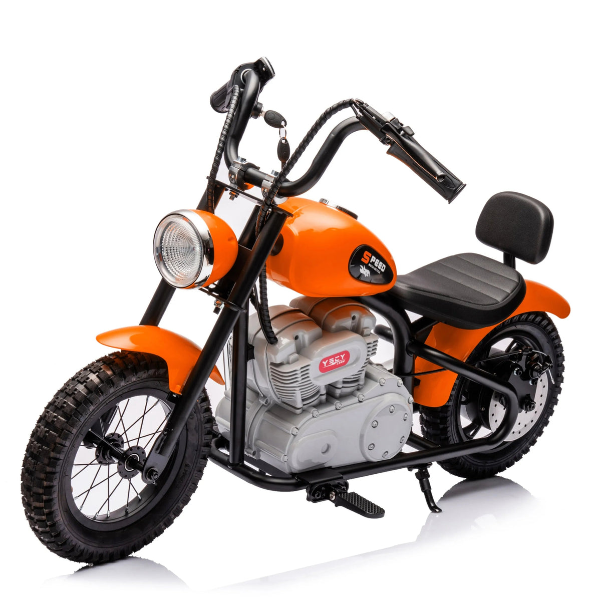 36V Magic Cars E-Chopper, Leather Seat, Rubber Air Wheels, Brushless Motor
