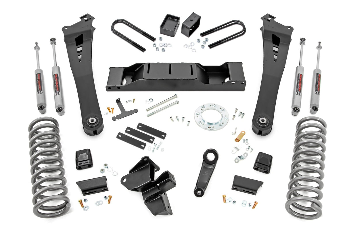 5 Inch Lift Kit Diesel AISIN w/ Clocking Ring Ram 3500 4WD (2019-2024) Rough Country