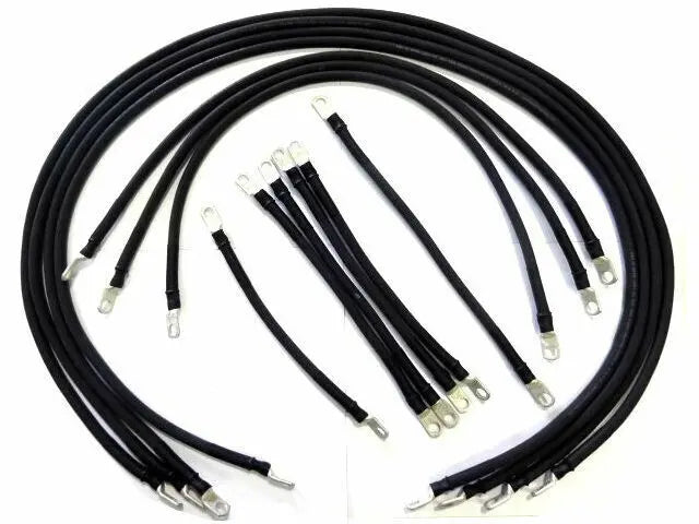 # 1 Awg HD Golf Cart Battery Cable 13 pc TXT E-Z-GO BRAIDED CABLE SET AC DC WIRE AND SUPPLY