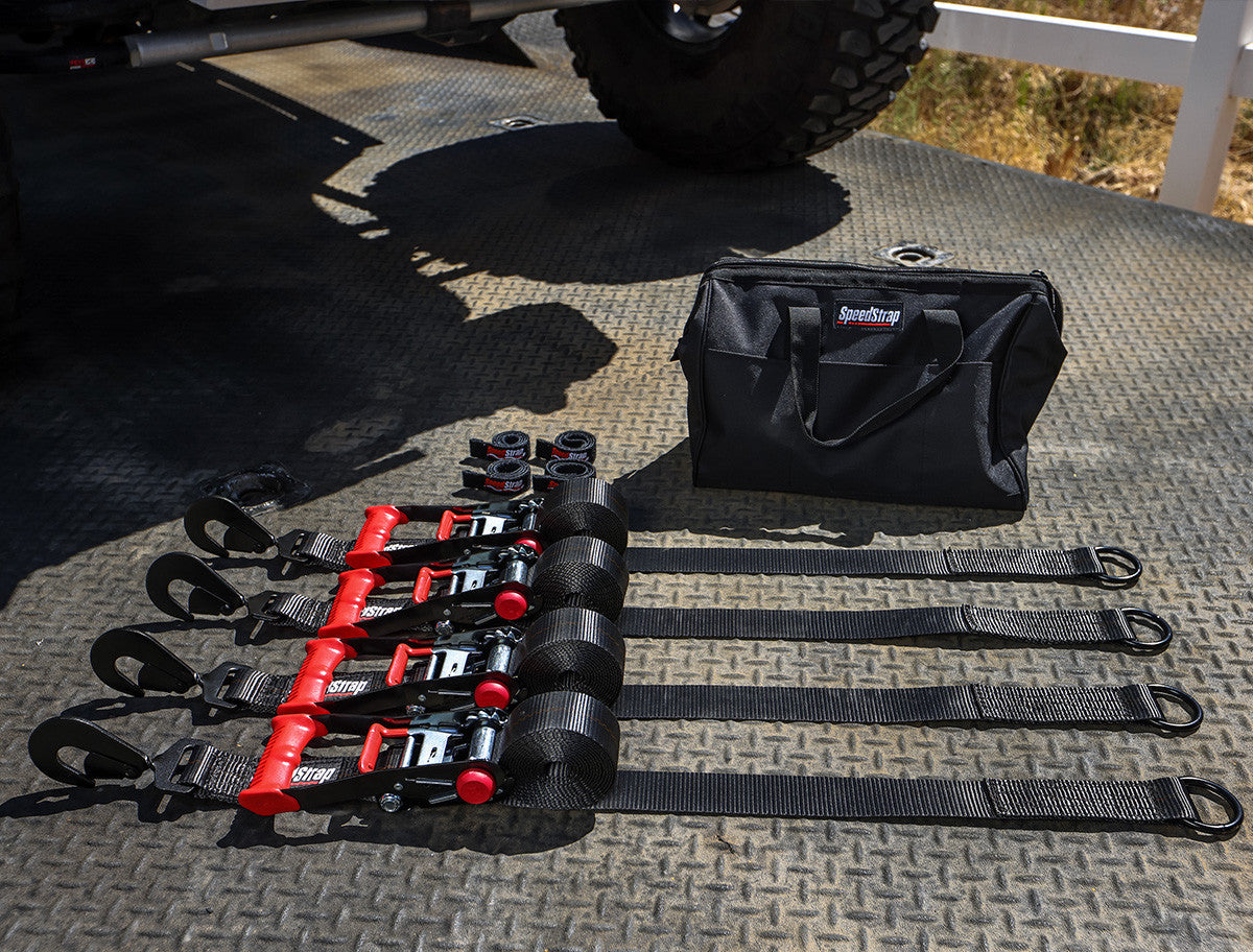 Heavy Duty Wheel Lasso Tie-Down Kit