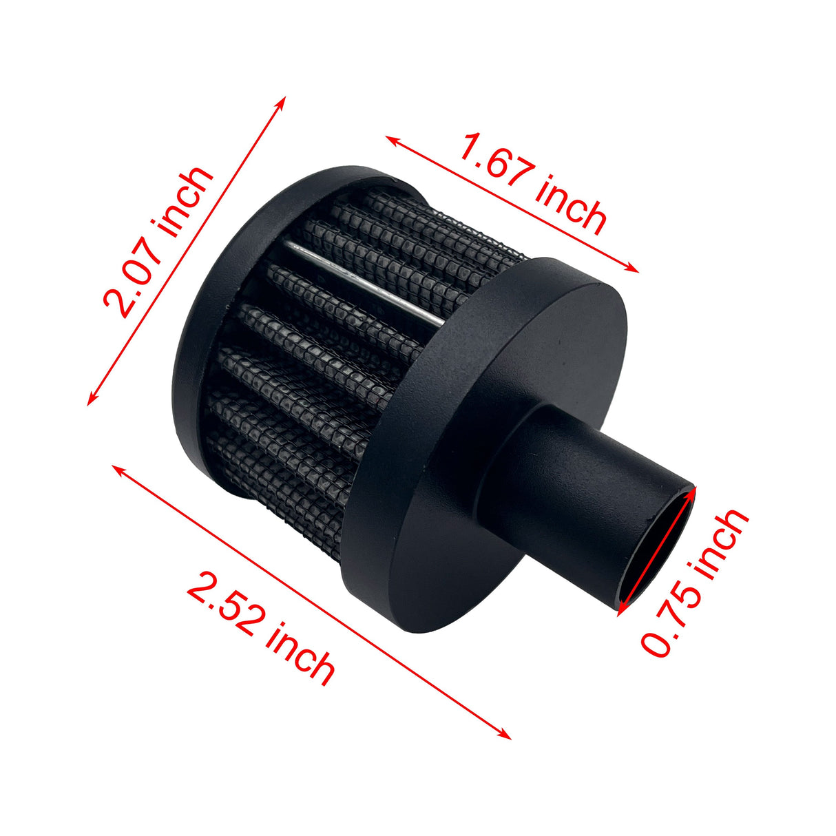 TruckTok 2007.5-2018 6.7L Dodge Cummins 2500 3500 CCV Black Crankcase Ventilation Diesel TruckTok