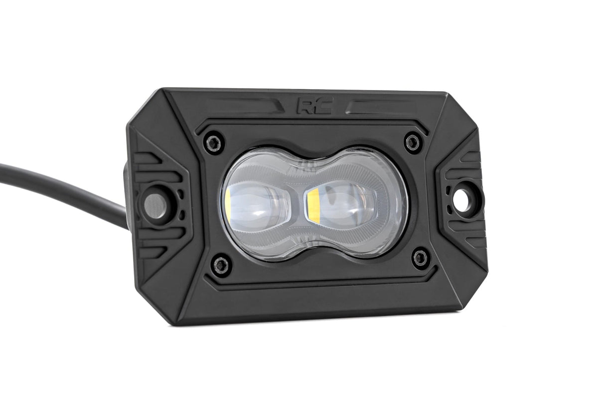 Rough Country Black Series 3x1.75 Inch LED Slim Fog Light Pair
