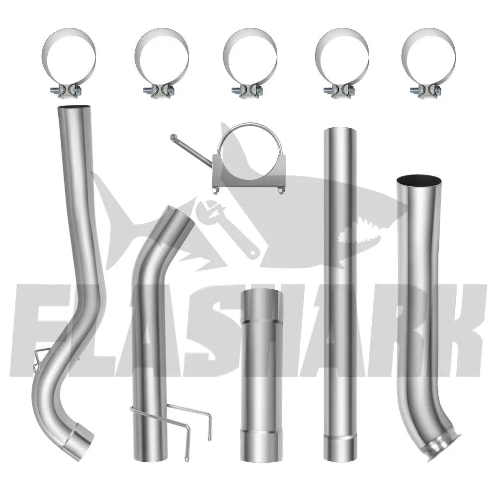 4/5 Inches 2011-2018 DPF Delete 6.7 for Dodge Ram Cummins Cab & Chassis Turbo-Back / Downpipe-Back Flashark