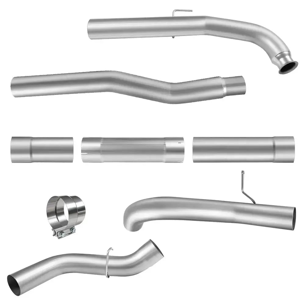 For 4.0/5.0 Inch 2011-2016 Chevy/GMC LML 6.6L Duramax DPF Delete Kit | Race Pipe Exhaust Downpipe-Back