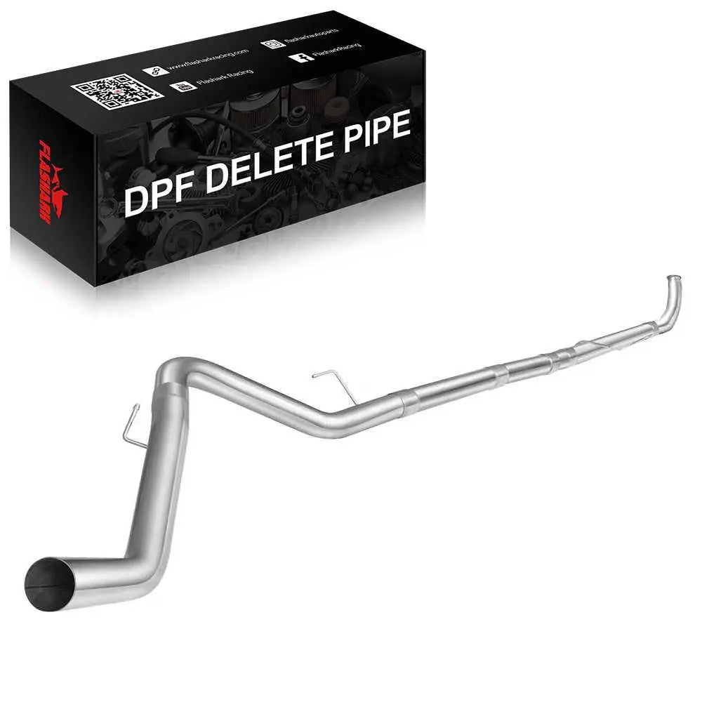 For 4.0/5.0 Inch 2013-2018 6.7 Cummins DPF Delete Race Pipe Dodge Ram 2500/3500 Turbo-Back