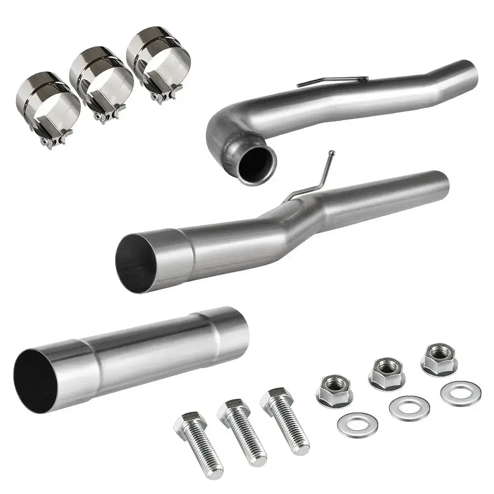 For 4.0/5.0 Inch 2011-2016 Chevy/GMC LML 6.6L Duramax DPF Delete Kit | Race Pipe Exhaust Downpipe-Back