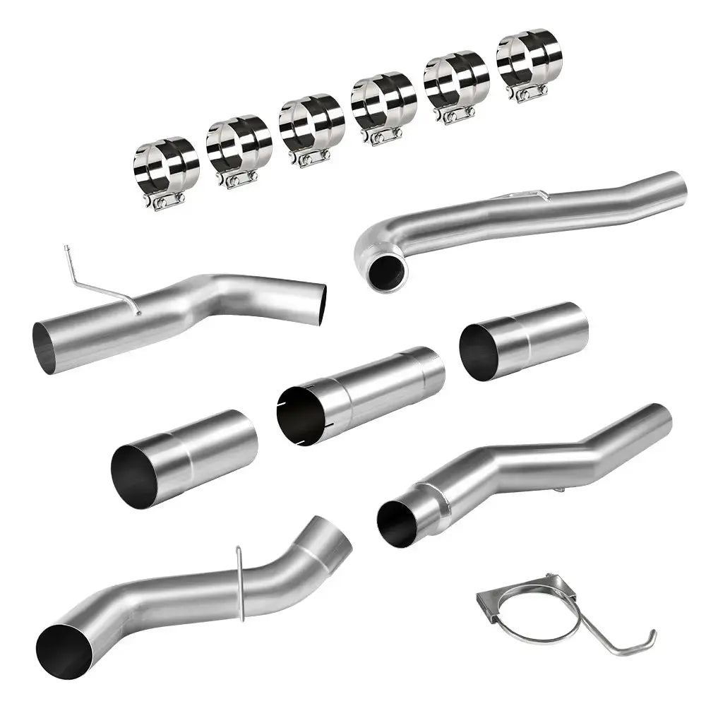 For 4.0/5.0 Inch 2011-2016 Chevy/GMC LML 6.6L Duramax DPF Delete Kit | Race Pipe Exhaust Downpipe-Back