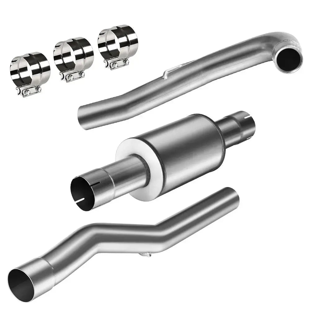 For 4.0/5.0 Inch 2011-2016 Chevy/GMC LML 6.6L Duramax DPF Delete Kit | Race Pipe Exhaust Downpipe-Back