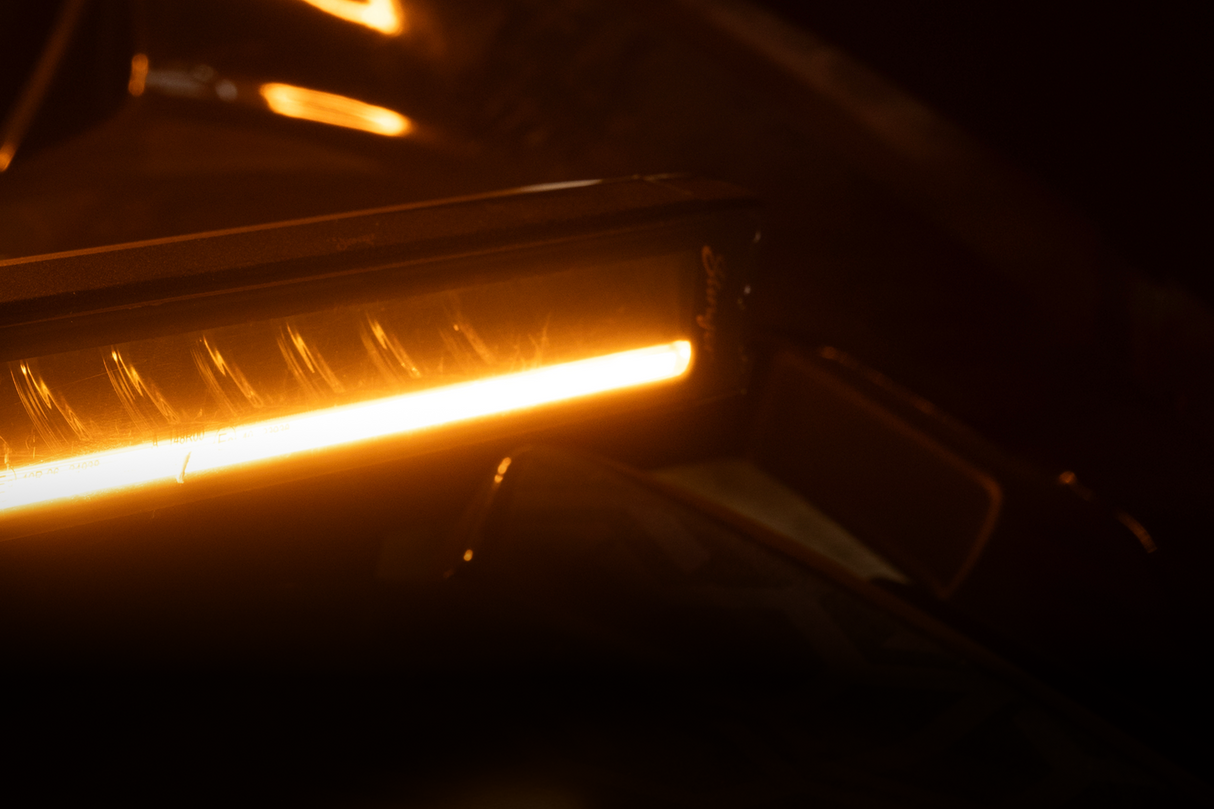 HEXCORE Universal 40" Straight LED Light Bar, Flood Beam with Amber & White Position Light | STL40LB Stinger