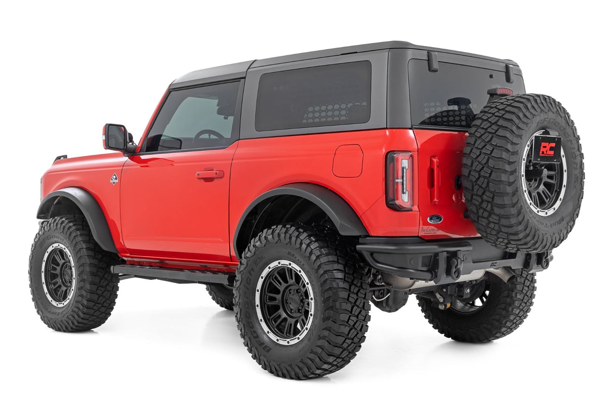 BA2 Running Boards Side Step Bars 2-Door Ford Bronco (2 Door) (21-25) Rough Country
