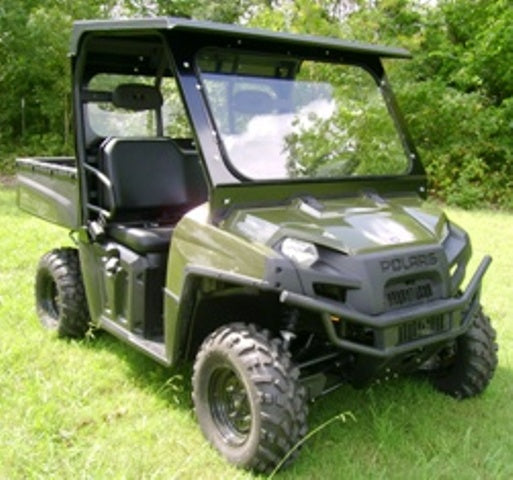 Fixed Windshield 2016-2026 Polaris Ranger 570 Full Size (Round Roll bar) Fortress Pro