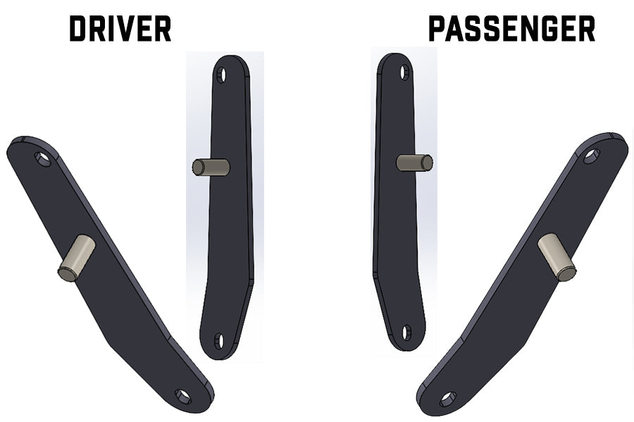 Striker brackets for Polaris Doors Fortress Pro