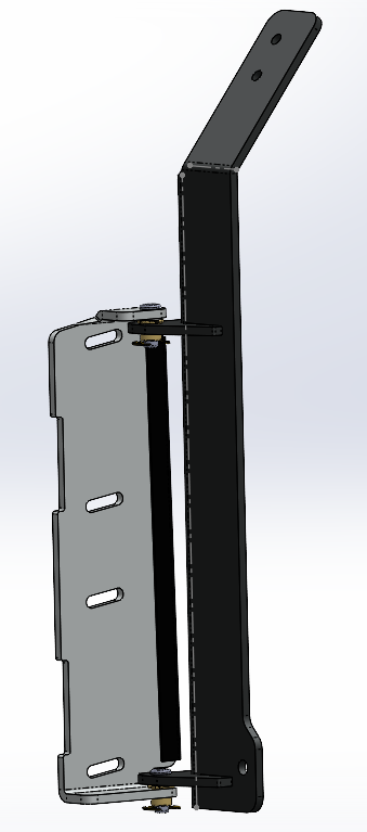 XL passenger side hinge mount for Polaris Doors Fortress Pro