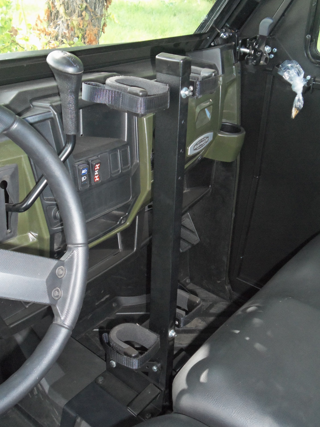 Gun Rack 2016-2026 Polaris Ranger 570-6 Crew (Round Roll bar) Fortress Pro