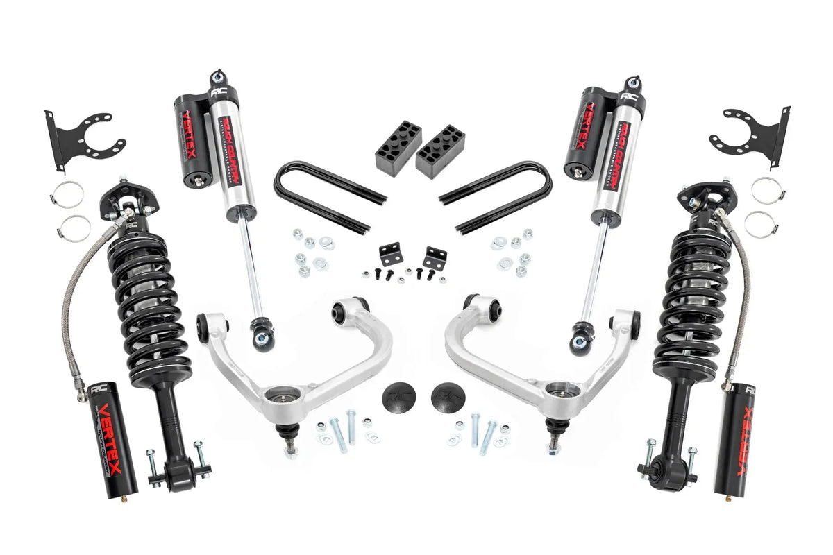 Rough Country 3 Inch Lift Kit Forged UCA Ford F-150 4WD 2021-2026 41430
