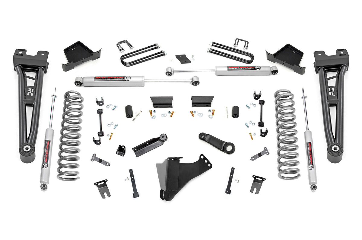 6 Inch Lift Kit Gas Radius Arm Ford F-250/F-350 Super Duty 4WD (23-26) Rough Country