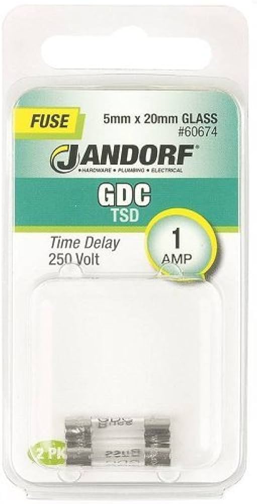 Jandorf Time Delay 250 Volt 1 Amp Fuse #60674 Jandorf