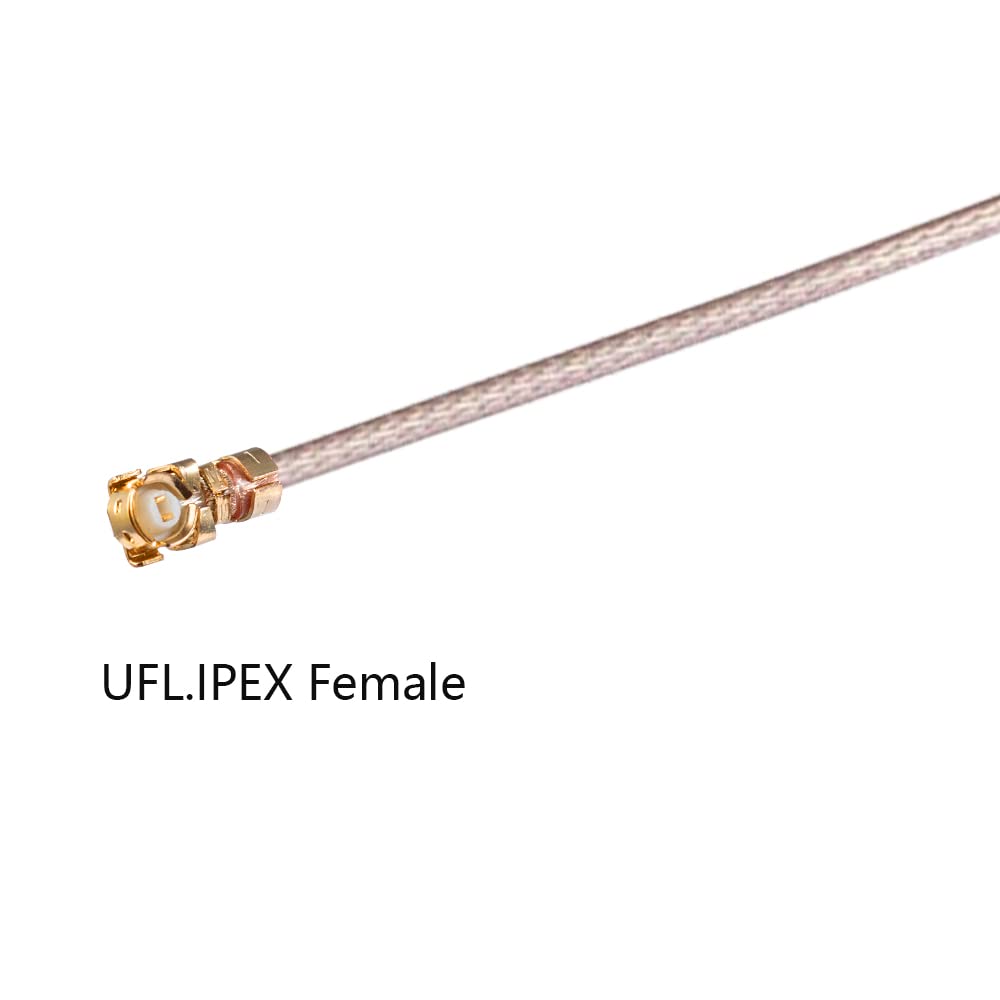 IPEX to N Type Female Coaxial Cable, 6" – 2-Pack TekShack